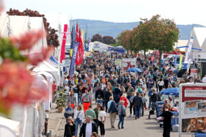reges Treiben auf dem Maimarkt in Mannheim zu sehen